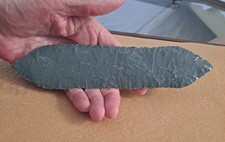 Large Gray Obsidian Bi-pointed Blade From Estate Sale In Oregon picture
