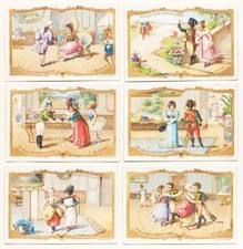 Liebig Collectible Cards Bul Masque Sanguinetti S 404 Litho 1893 picture