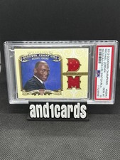 2012 GOODWIN CHAMPIONS DUAL MEMORABILIA #M2-MJ MICHAEL JORDAN PSA 10 POP 3 picture