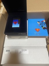 S.T.Dupont LINE 2 Superman Gas Lighter Limited Edition New Unused picture