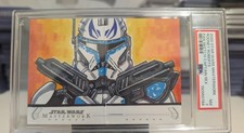 2020 Topps Star Wars Masterwork Rodney Roberts Pan Sketch 1/1 Rex picture