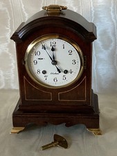 CHELSEA WILLIAMSBURG MAHOGANY MANTLE CLOCK - WORKS PERFECTLY  picture