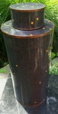 Rare Fabienne Jouvin Paris (France) Cloisonné Ginger Jar Tea Canister Large Size picture