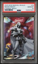 2025 KAKAWOW PHANTOM MARVEL RIVALS ETERNAL NIGHT #14 MOON KNIGHT 31/275 PSA 10 picture