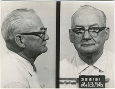 Bertillon Photo Identification Police Mug Shot USA Philadelphia 1962 picture
