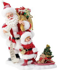 Department 56 Possible Dreams Christmas Traditions Santa Teddy Takes a Ride Figu picture
