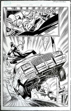 Amazing Spider-Man #529 Pg 13 – 1st Iron Spider Splash by Ron Garney picture