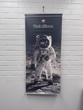 Apple Computer Think Different Buzz Aldrin Vinyl Banner vintage iPhone AD picture
