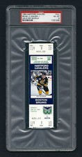 PSA 8 1993 RAY BOURQUE UNUSED TICKET for the Bruins at the Whalers picture