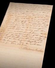 Important Andrew Jackson Autograph Letter Signed on the 1805 Cherokee Treaty PSA picture