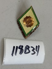 East German Officer Military Academy MDI Badge Pinback NVA Medal Vintage 118B34 picture