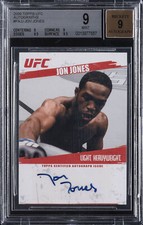 2009 TOPPS UFC AUTOS JON JONES BGS 9 picture