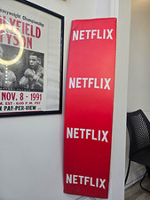 Boxing..Netflix Red & White Padded Corner Protector Cushion Advertising Sign picture