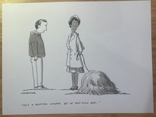 Original New Yorker Cartoon “She's a Malaysian Longhair.” By Joe Dator  picture
