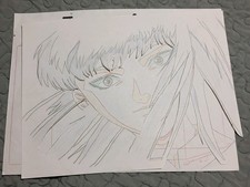 Griffith Berserk 1997 Production Drawing Douga Genga Not Animation Cel Art picture