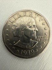 pk98215:USA Coin - Vintage Susan B Anthony One Dollar Coin - 1979 picture