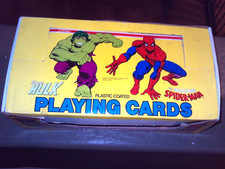 VINTAGE SPIDER-MAN INCREDIBLE HULK RARE STORE COUNTER DISPLAY HUGE 1.5 FT. 1979 picture