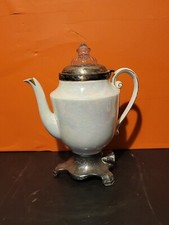 Rare Vintage Fire King Royal Rochester Art Deco Iridescent Lusterware Percolator picture