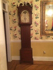 Rare Circa 1800 Peter Miller Grandfather Clock picture