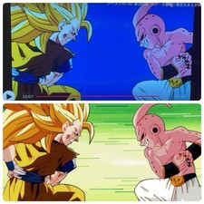 #C Dragon Ball Z Production Cel Son Goku & Majin Buu Animation Toriyama Akira picture