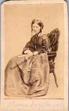 Original Autograph Florence Nightingale (1820-1910) Cabinet Photo Circa 1855 /// Aut picture