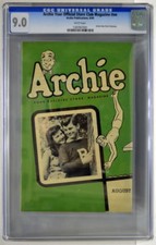 ARCHIE Your Official Store Club Magazine #nn 8/49 CGC 9.0 1949 Archie cover RARE picture