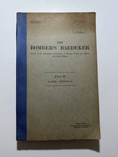 RAF “Bomber’s Baedeker” Part II L-Z (1944) Secret WWII Target Book w/ Map picture
