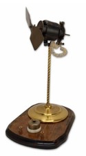 Rare Antique c 1880 Electro Dynamic Co. Brass Electric Fan Motor Bipolar picture