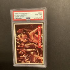 1956 Davy Crockett #29A Vicious Battle Green Back Psa 8 1/8 In Grade picture