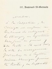 Jean-Martin CHARCOT - Signed Autograph Letter on Hysteria and Salpêtrière picture