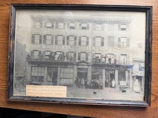 RARE -THE ALDRICH HOUSE PICTURE, STATE & GEORGE STREETS IN NEW HAVEN, CONN picture