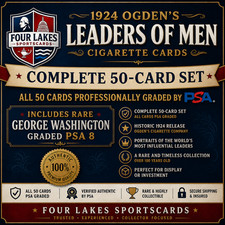 1924 Ogden’s Ltd Leaders of Men – Complete Set – PSA Graded – Rare Tobacco Cards picture