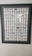 Magic The Gathering Uncut Sheet Test Cards With Plainswalker Symbol Prof. Framed picture