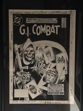 joe kubert original art /  Cover To : G.I. Combat #280 (1985)  picture