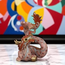 Herend Ascending Dragon Openwork Porcelain Figurine 15999091SP1232 – Handcrafted picture