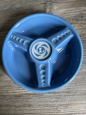British Leyland Steering wheel Ashtray, by WADE. Stunning Blue glaze, VGC. MINI, picture