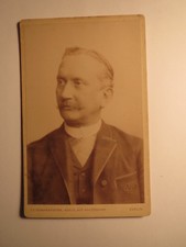 Berlin - Professor Dr. Johann Wilhelm Schütz - 1891 - Veterinarian CDV picture