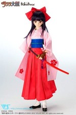 Volks Dollfie Dream Sakura Shinguji Sakura Wars Doll Set Kimono Katana Rare JP picture