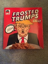 Frosted Trumps-They’re Yuuuge Box ONLY, NO CEREAL Rare collectible Trump  picture