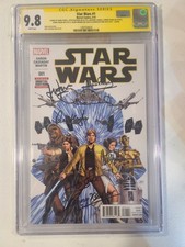 STAR WARS #1 CGC SS 9.8 NM SIGNED BY CAST x7 - FORD, FISHER, HAMILL, + 4 MORE picture