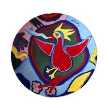 Guillaume Cornelis Van Beverloo “Corneille” Original Firebird Ceramic Plate picture