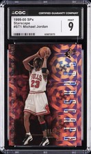 1999-00 UD: SPX STARSCAPE #ST1 MICHAEL JORDAN CGC 9 picture