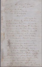 Civil War, Confederates, letter, vice president Alexander Stephens, 1862 picture