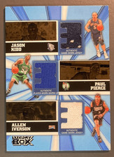 PIERCE / KIDD / IVERSON TOPPS LUXURY TRINITY Jersey 1/1 picture
