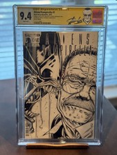 Aliens/Vampirella #1 CGC SS 9.4 Stan Lee SIGNED ONE OF A KIND Alien 3 HOMAGE WOW picture