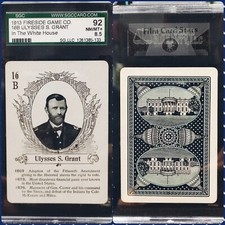 1913 Fireside Game Co Civil War Union General Ulysses S. Grant SGC 8.5 Pop 1 picture