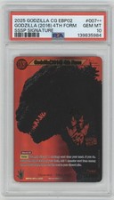 2025 Godzilla EBP02-007++ GODZILLA 4TH FORM (2016) SSSP Signature PSA 10 1/100 picture