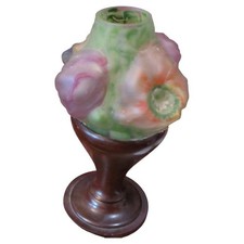 50% OFF CLEARANCE IMPORTANT ESTATE ANTIQUE PAIRPOINT STYLE PUFFY FRENCH LAMP picture