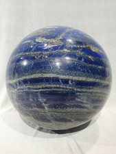 Lapis Lazuli Ball XXXL Jumbo 30kg Ø 27cm Cut Decoration Healing Stones Inter picture