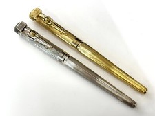 Montegrappa Tribute to Ayrton Senna Solid Gold & SILVER LE Fountain Pen SET picture